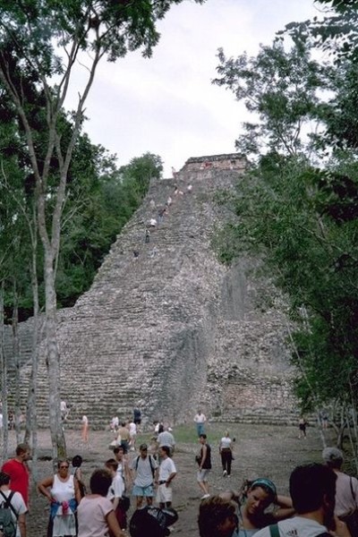 Pyramide Nohoch Mul à Cobá